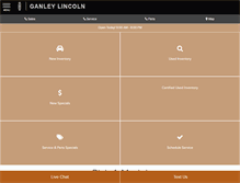 Tablet Screenshot of ganleylincoln.net